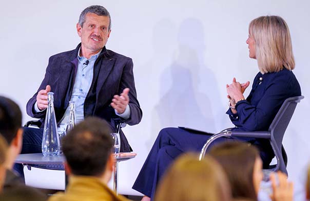 Fireside chat with Guenther Steiner and Jill Douglas