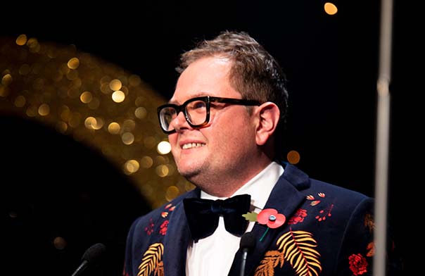 Alan Carr on stage